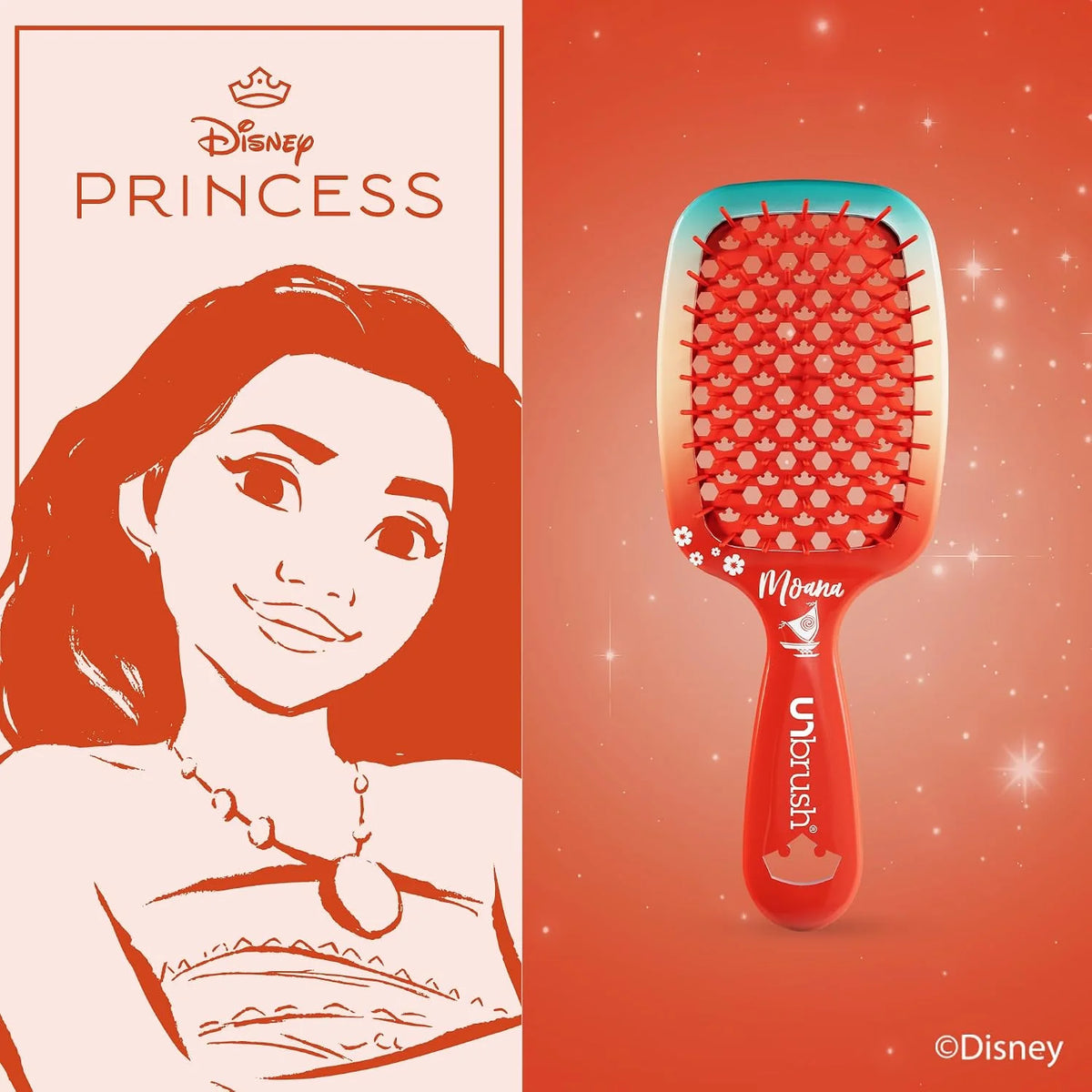 FHI Heat UNbrush Detangling Hairbrush - Disney Princess