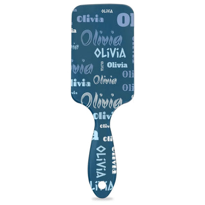 Personalized Name Hair Brush Detangler Brush Gifts for Women Man Custom Detangler-Hair-Brush Kids-Toddler-Girls for Travel All Hair Types