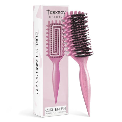Curly Hair Brush, Cat Ear Curl Brush for Men & Women